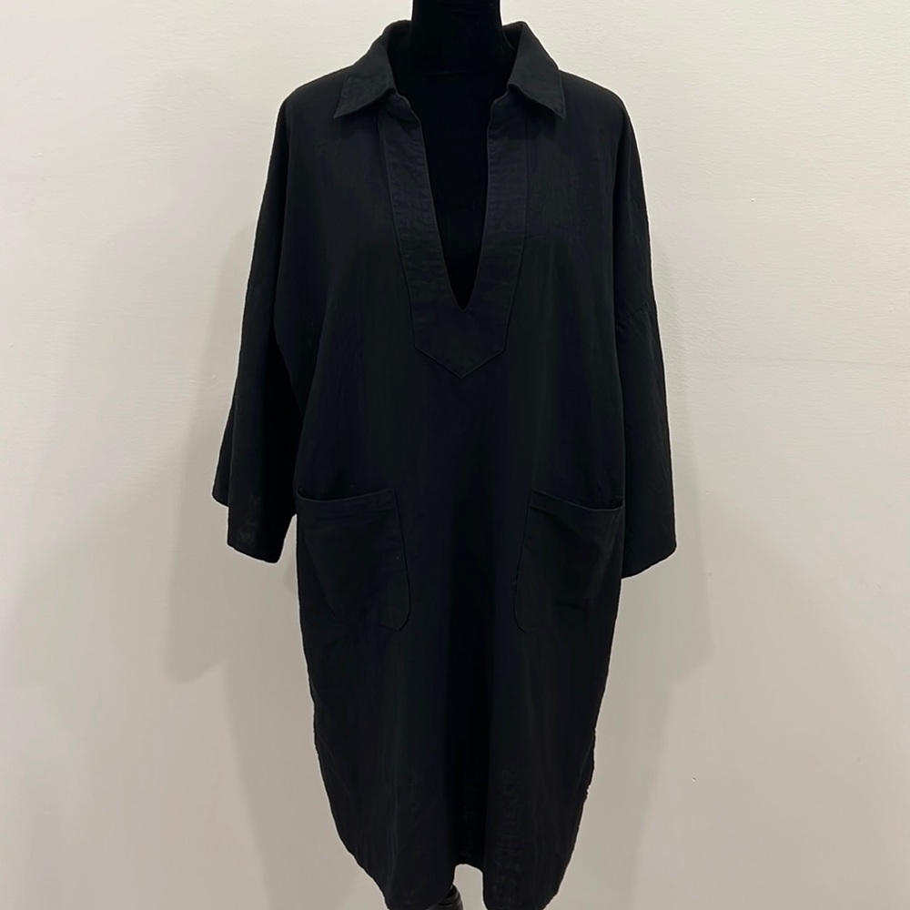 AIMAGE Black Mini Dress